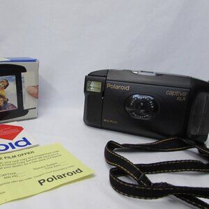 Vintage POLAROID Captiva SLR Instant 95 Film Camera with Auto Focus
